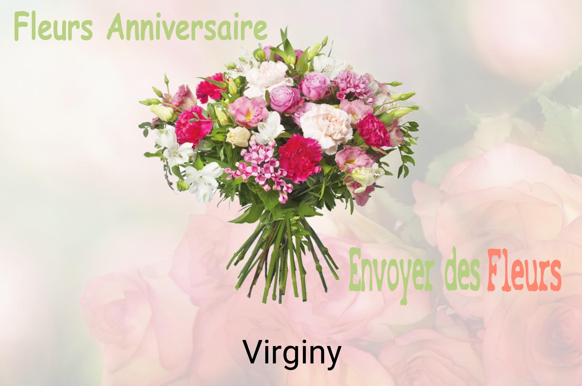 Bouquet de fleurs d’anniversaire livré à Virginy